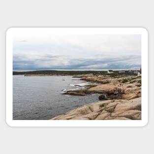 Rocky landscape on the ocean Sticker